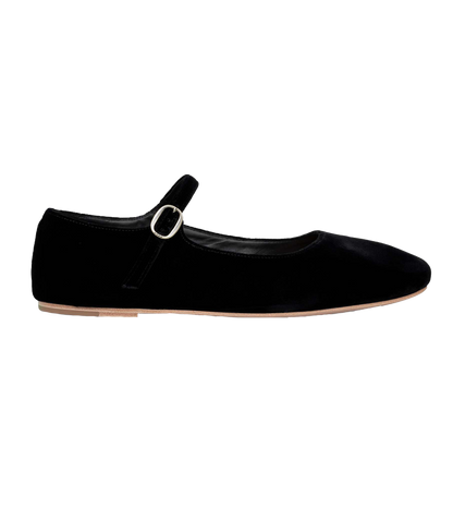 MARY JANE SLIPPER -- BLACK